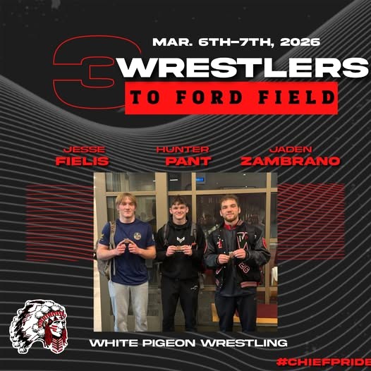 White Pigeon sending 3 wrestlers to D-4 Ind. Finals